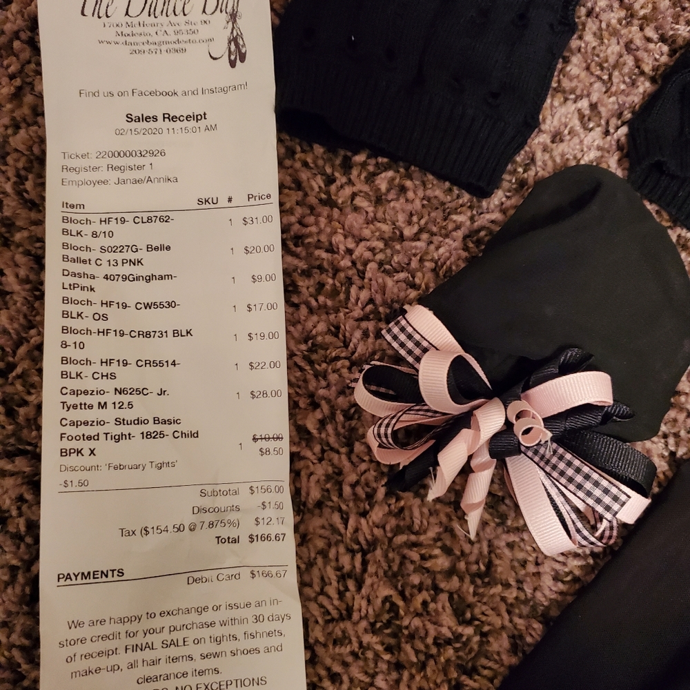 Kids size 6/7 ballet/tap outfit - Picture 6 of 8